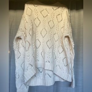Loft white/cream sweater NWT